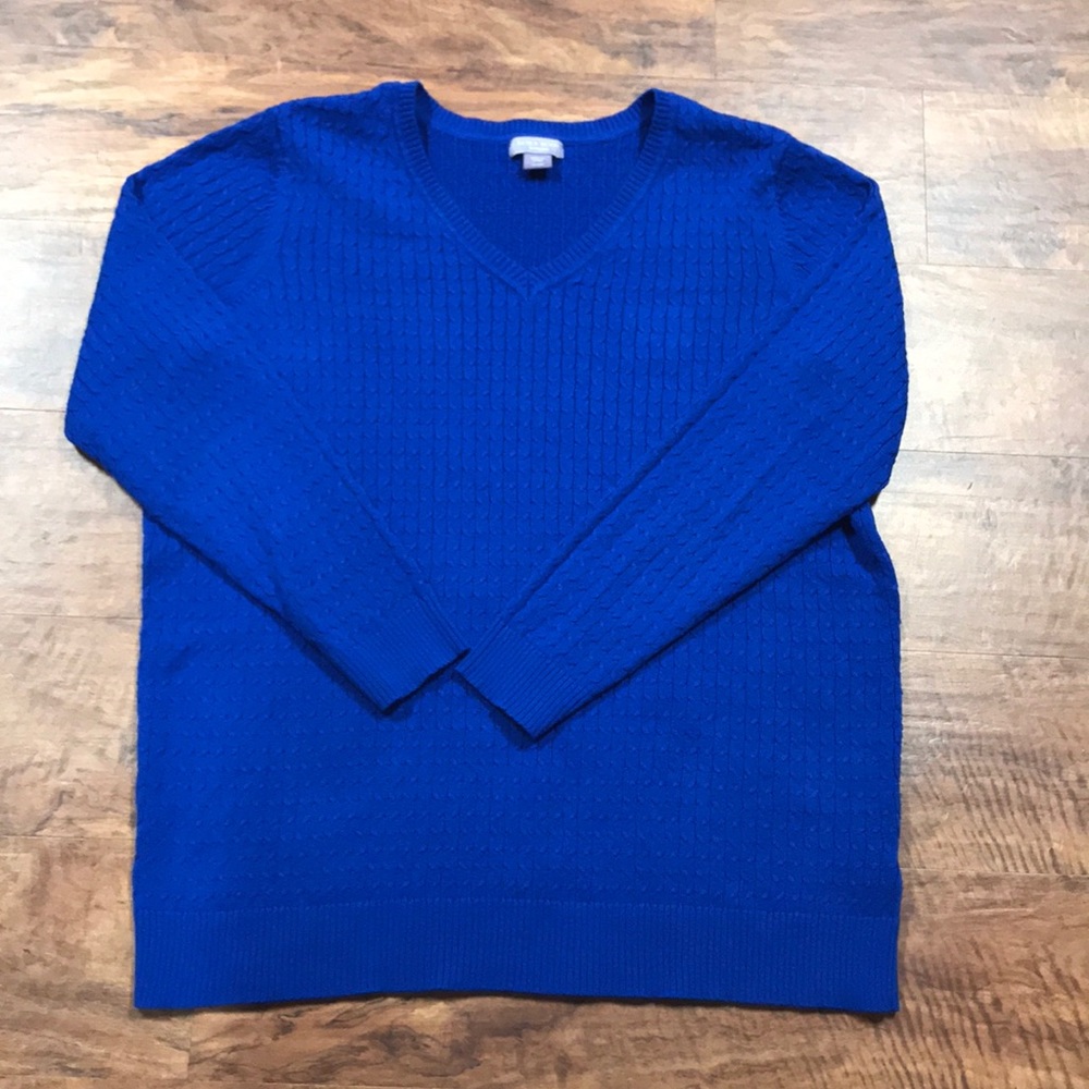 Laura Scott Blue Sweater Size 16/18W